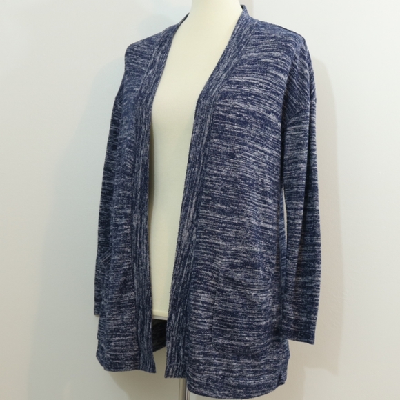 Harmony & Balance Marled Knit Crossover Cardigan - Picture 2 of 8